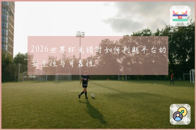 2026世界杯竞猜时如何判断平台的安全性与可靠性